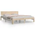 Cadre de lit Bois de pin massif 160x200 cm