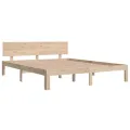 Cadre de lit Bois de pin massif 160x200 cm