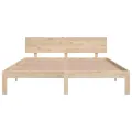 Cadre de lit Bois de pin massif 160x200 cm