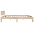 Cadre de lit Bois de pin massif 160x200 cm
