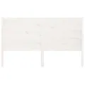 Tête de lit Blanc 186x4x100 cm Bois massif de pin
