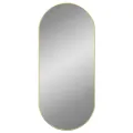 Miroir mural Doré 100x45 cm Ovale