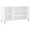 Armoire à chaussures Blanc 102x36x60 cm Bois d'ingénierie