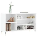 Armoire à chaussures Blanc 102x36x60 cm Bois d'ingénierie