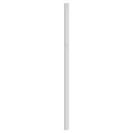 Tête de lit métal blanc 100 cm
