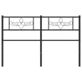Tête de lit métal noir 120 cm