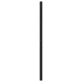 Tête de lit métal noir 120 cm