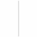 Tête de lit métal blanc 200 cm