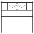 Tête de lit métal noir 75 cm