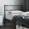 Tête de lit métal noir 80 cm