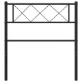 Tête de lit métal noir 80 cm