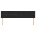 Têtes de lit 2 pcs Noir 80x5x78/88 cm Velours
