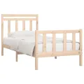 Cadre de lit Bois de pin massif 100x200 cm