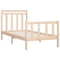 Cadre de lit Bois de pin massif 100x200 cm