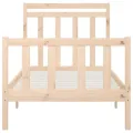 Cadre de lit Bois de pin massif 100x200 cm