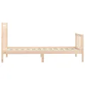 Cadre de lit Bois de pin massif 100x200 cm