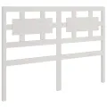 Cadre de lit Blanc Bois massif 135x190 cm Double