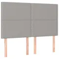 cadre de lit avec matelas Gris clair 160x200cm Tissu