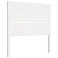 Tête de lit Blanc 81x4x100 cm Bois massif de pin