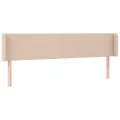 Tête de lit avec oreilles Cappuccino 183x16x78/88 cm Similicuir