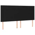 cadre de lit avec matelas Noir 200x200 cm Tissu