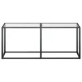 Table console Transparent 180x35x75,5 cm Verre trempé