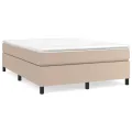 cadre de lit avec matelas Cappuccino 140x190 cm
