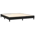 cadre de lit avec matelas et LED Noir 160x200 cm
