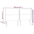 Têtes de lit 4 pcs Bleu foncé 90x5x78/88 cm Velours
