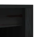 Armoire de cuisine d'extérieur noir 55x55x92 cm bois pin massif