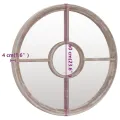 Miroir de jardin Sable 60x4 cm Fer Rond utilisation extérieure