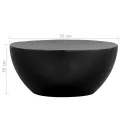 Table basse Aluminium martelé 70 x 30 cm Noir