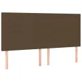 cadre de lit avec matelas Marron foncé 180x200 cm