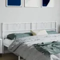 Tête de lit métal blanc 180 cm