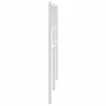 Tête de lit métal blanc 180 cm