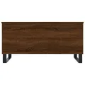 Table basse Chêne marron 90x44,5x45 cm Bois d'ingénierie