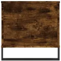 Table basse Chêne fumé 90x44,5x45 cm Bois d'ingénierie
