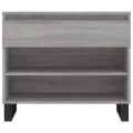 Armoire à chaussures Sonoma gris 70x36x60 cm Bois d'ingénierie