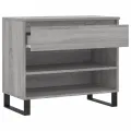 Armoire à chaussures Sonoma gris 70x36x60 cm Bois d'ingénierie