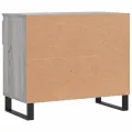Armoire à chaussures Sonoma gris 70x36x60 cm Bois d'ingénierie