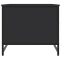 Table basse noir 85,5x51x45 cm bois d'ingénierie