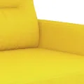 Fauteuil Jaune clair 60 cm Tissu