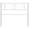 Tête de lit métal blanc 100 cm