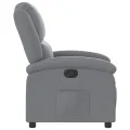 Fauteuil inclinable Gris clair Tissu