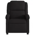 Fauteuil inclinable Noir Tissu