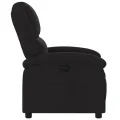 Fauteuil inclinable Noir Tissu