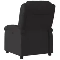 Fauteuil inclinable Noir Tissu