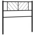 Tête de lit métal noir 100 cm