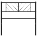 Tête de lit métal noir 100 cm
