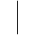 Tête de lit métal noir 100 cm